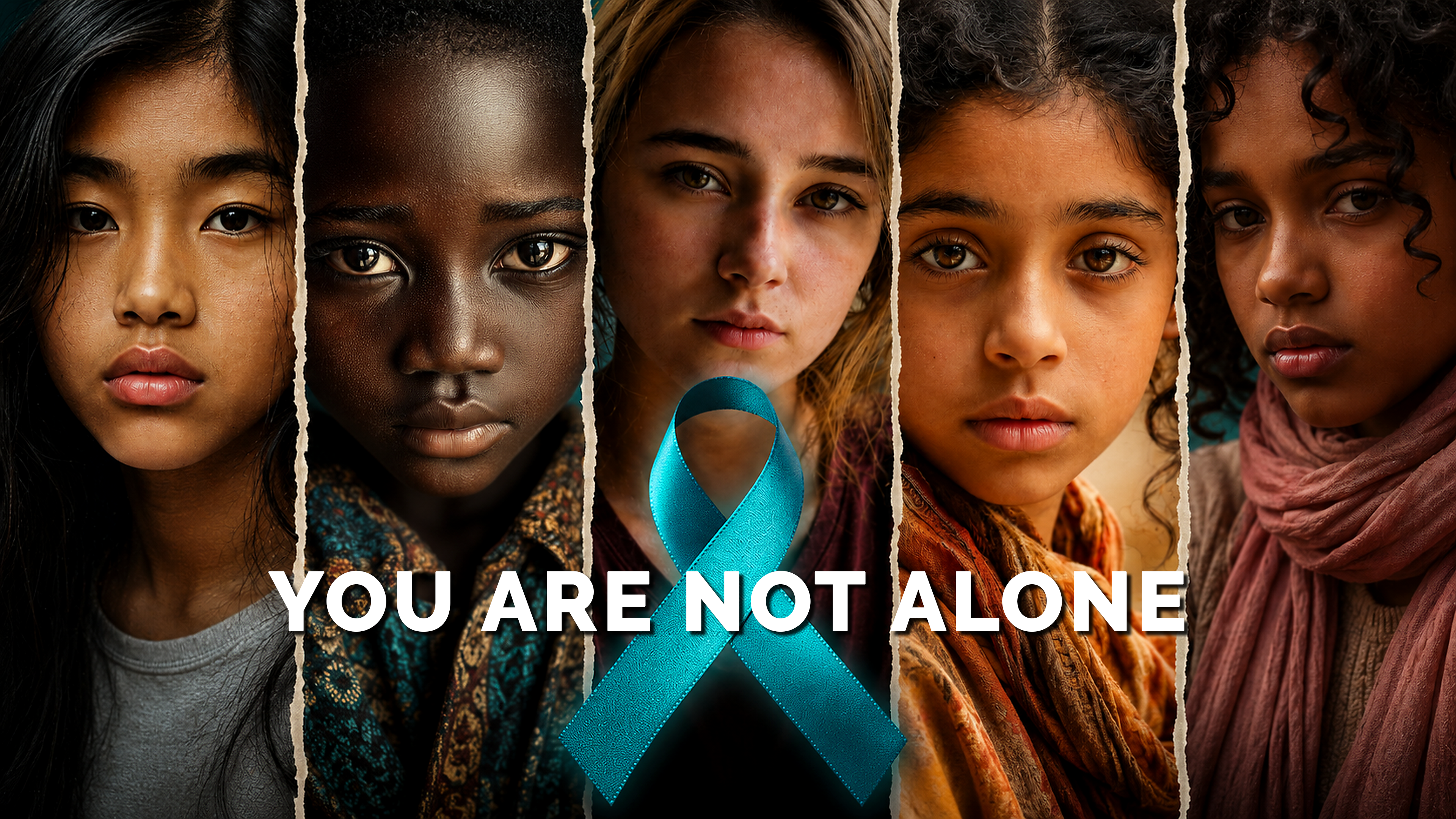 Hear Me video thumbnail showing diverse young people with the message You Are Not Alone.